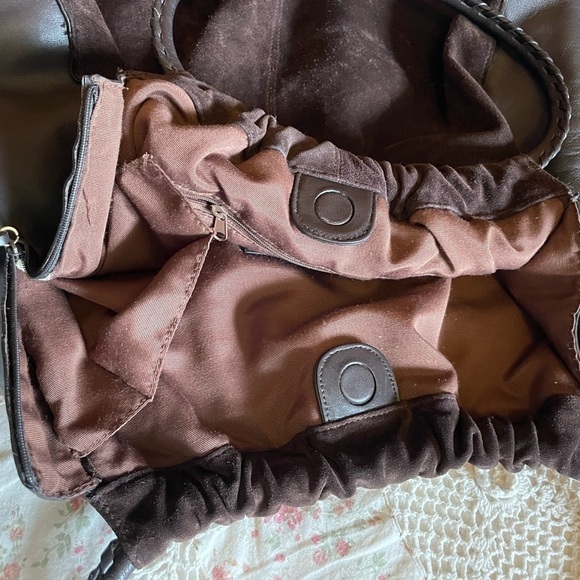 Kenneth Cole suede and leather bag - Picture 3 of 7